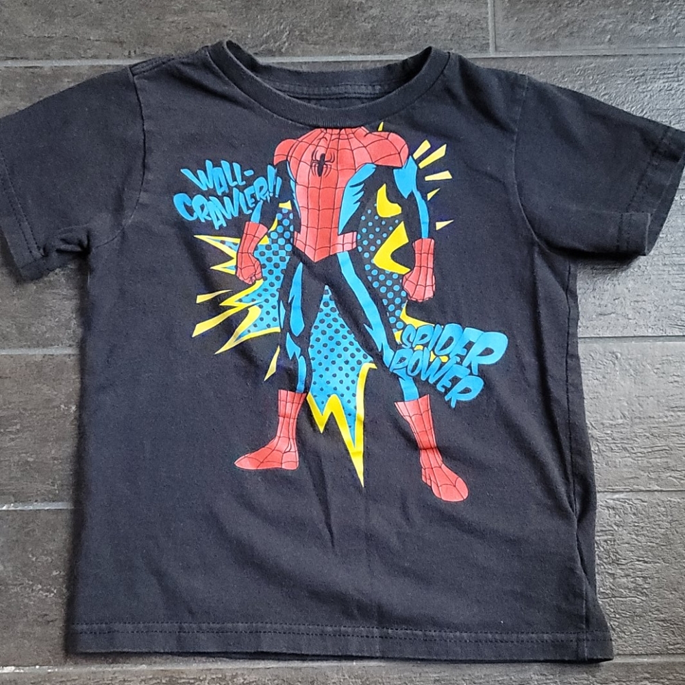 Kids Disney Marvel Spiderman Cotton Shirt Size XS